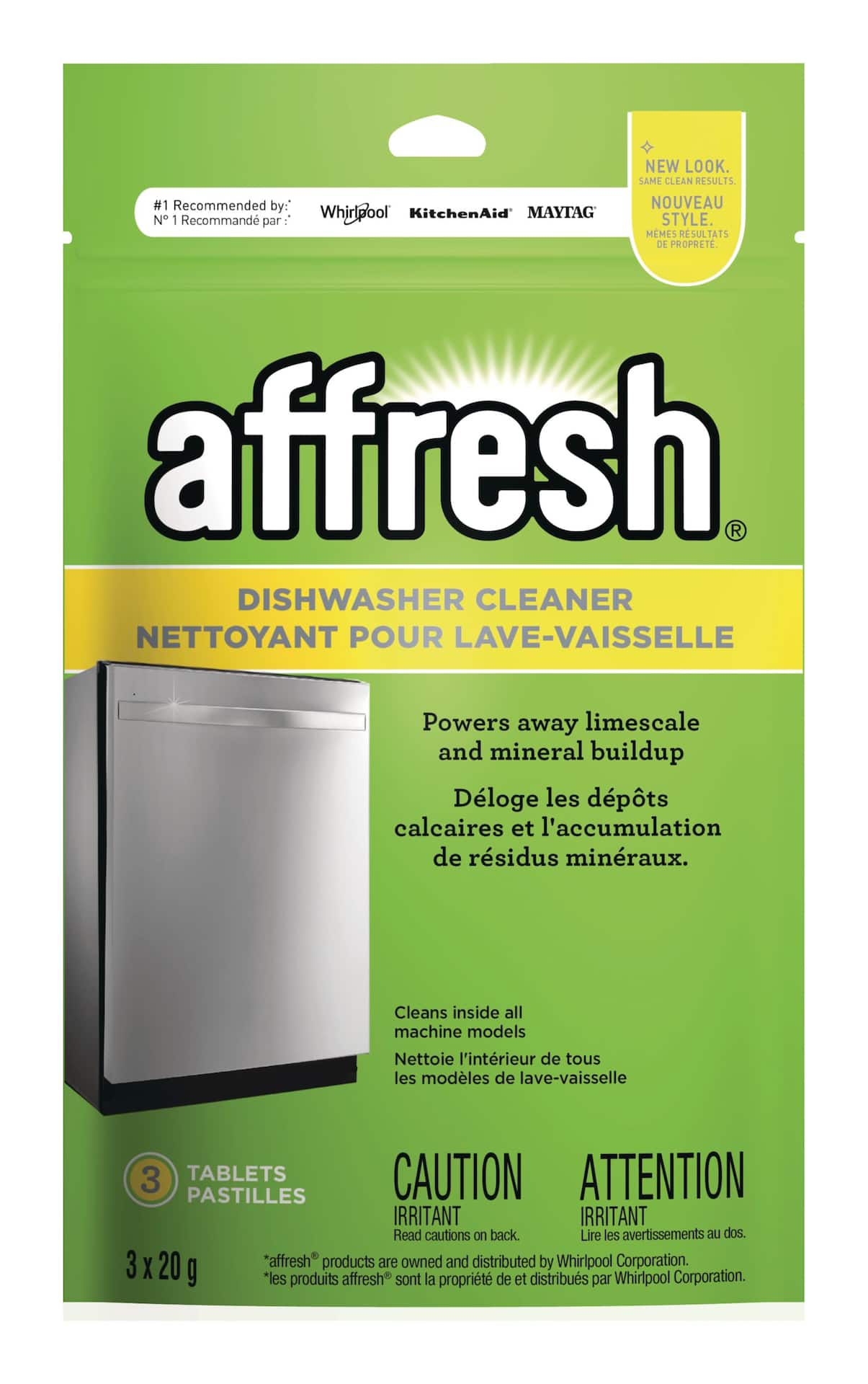Affresh Dishwasher Cleaner Tabs Fresh Scent 20 g 3 pk Canadian Tire