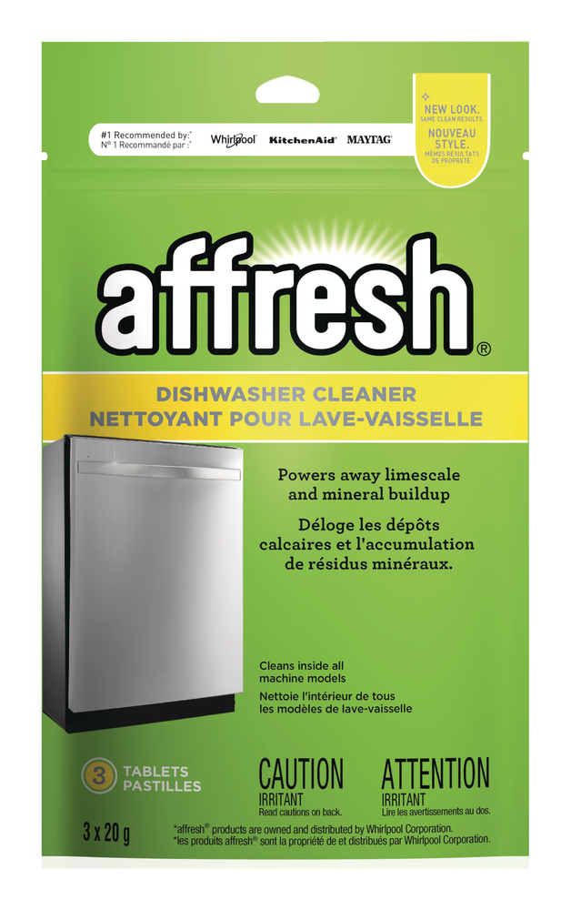 Affresh Dishwasher Cleaner Tabs, Fresh Scent, 20g, 3pk Canadian Tire