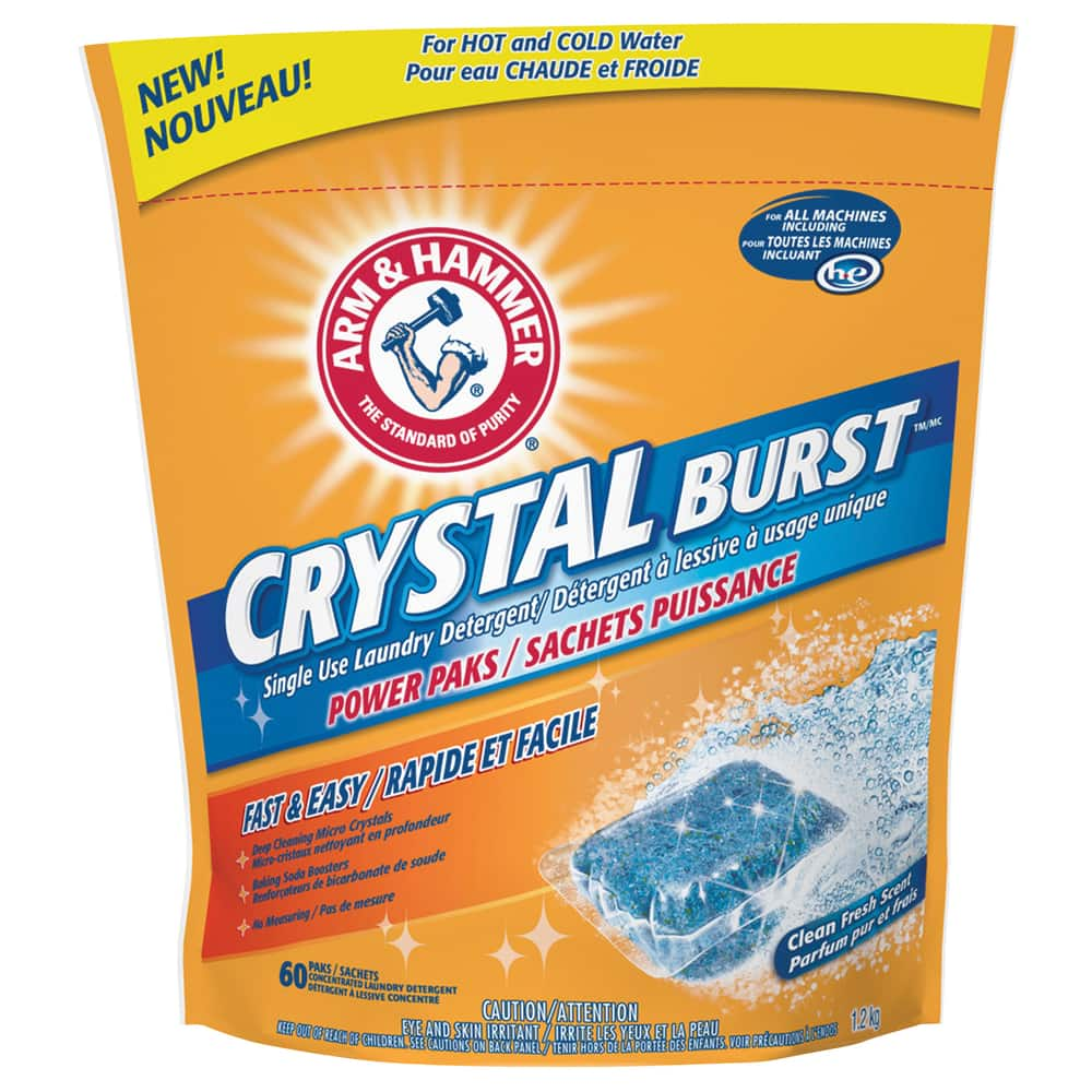 Arm & Hammer Crystal Burst Laundry Detergent Pods, 60pk Canadian Tire