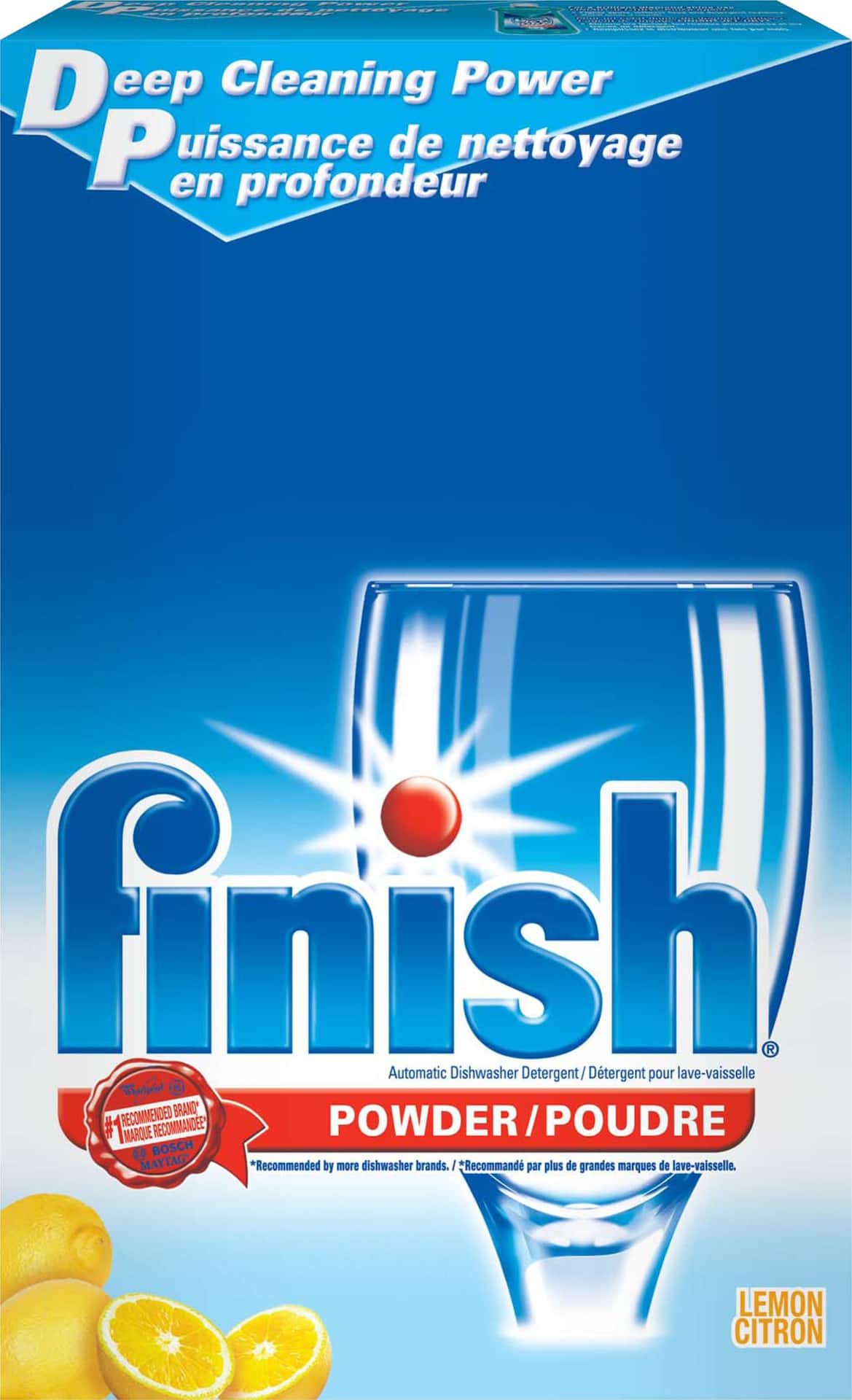 Finish Powder Lemon Dishwasher Detergent