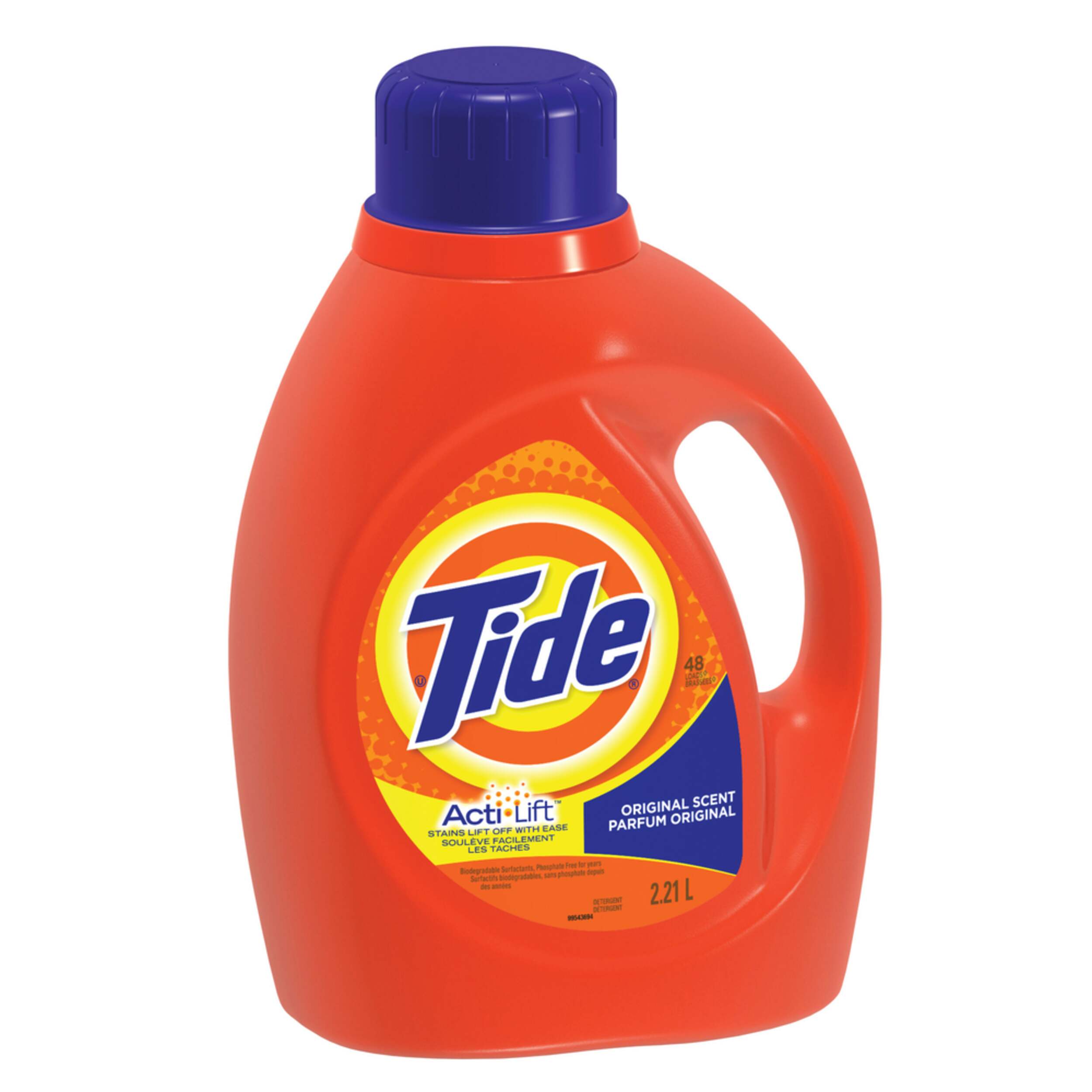 Tide 2X Liquid Laundry Detergent, 48-Loads Front_Flat