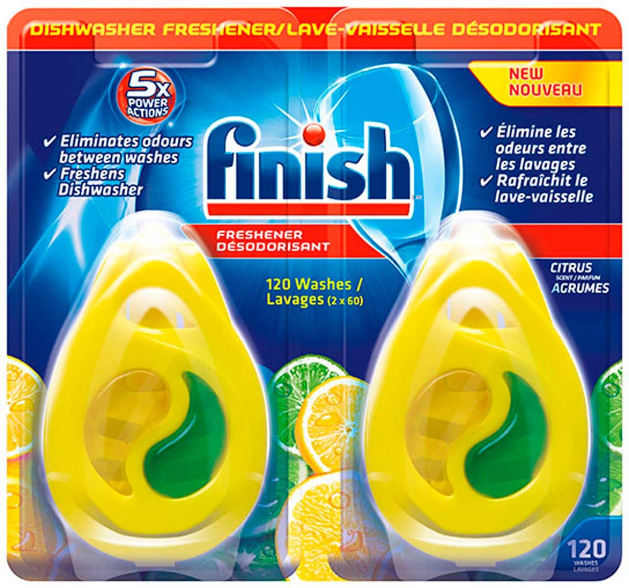 Finish désodorisant lave-vaisselle anti-odeur 