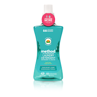 Détergent à lessive liquide concentré Method, parfums variés, 66 brassées, 1,58 L