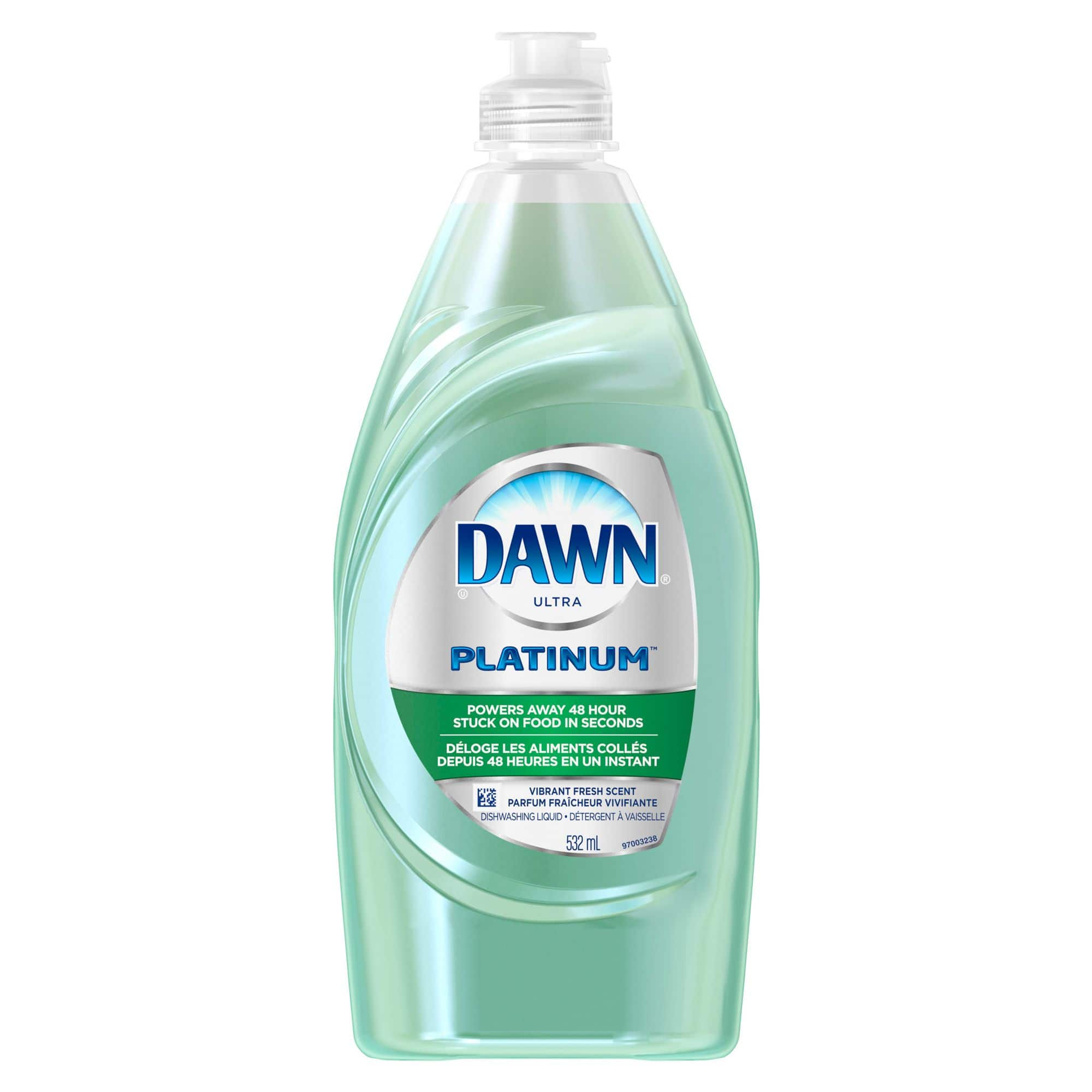 Dawn Platinum Vibrant Fresh Dish Detergent, 532-mL