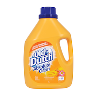 Old Dutch Absolute Clean Liquid Laundry Detergent, Summer Fresh Scent, 4-L