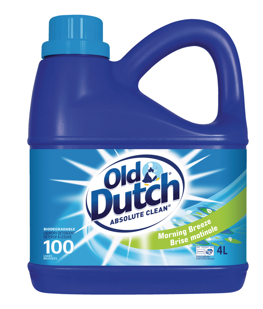 Détergent à lessive Old Dutch Absolute Clean, brise matinale, 100 brassées Canadian Tire