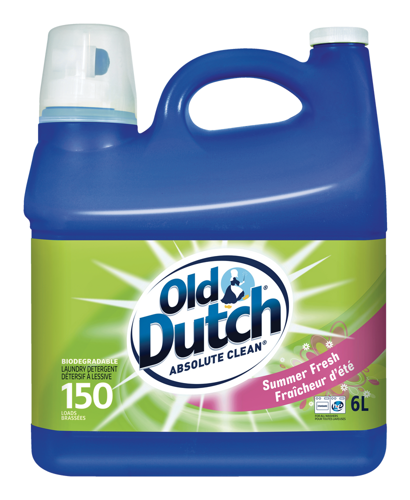 Détergeant à lessive liquide Old Dutch Absolute Clean, fraîcheur d