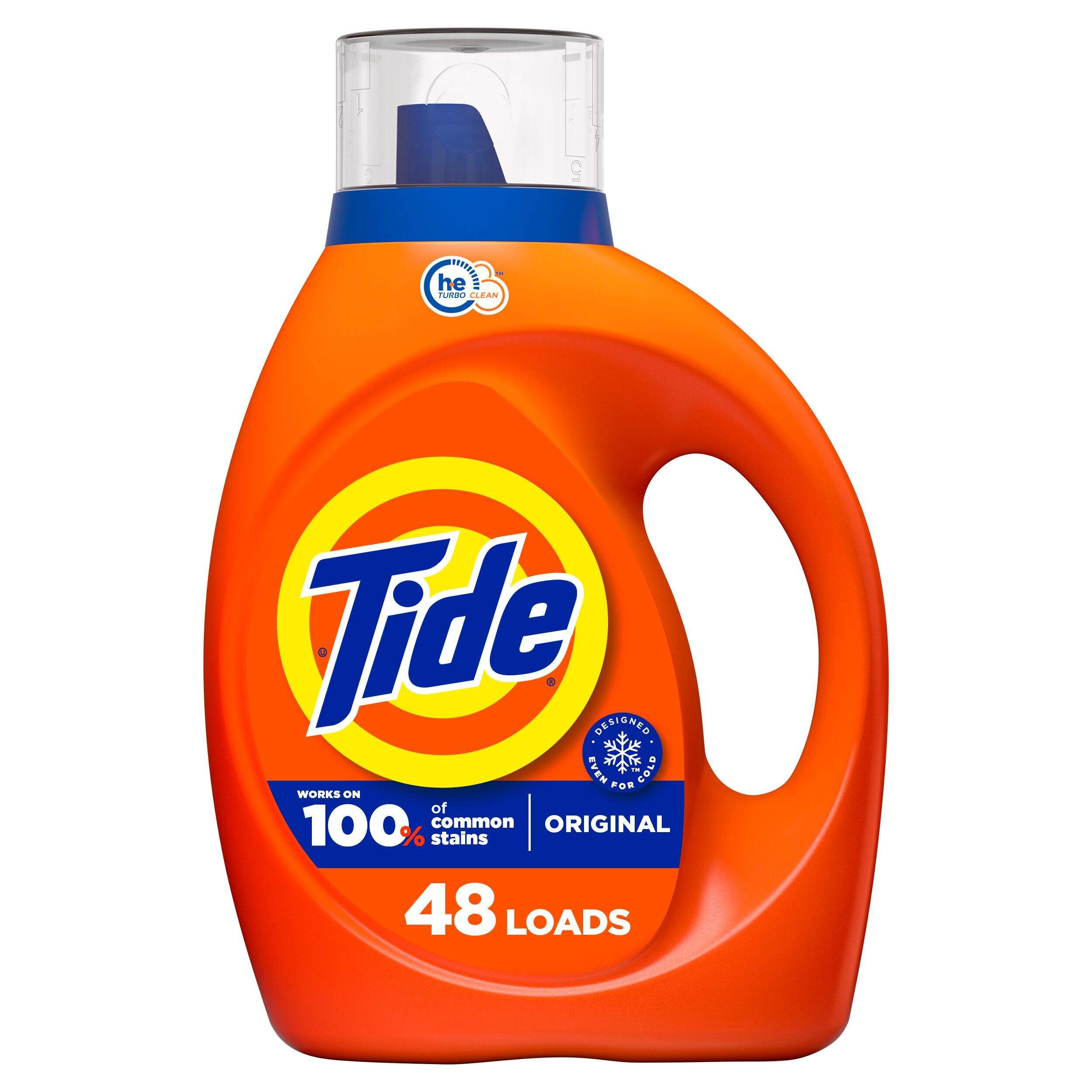 Tide Original Liquid Laundry Detergent, 48 loads Front_Flat