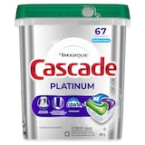 Capsules pour lave-vaisselle Cascade Platinum ActionPacs, frais, paq. 67 Front_Flat