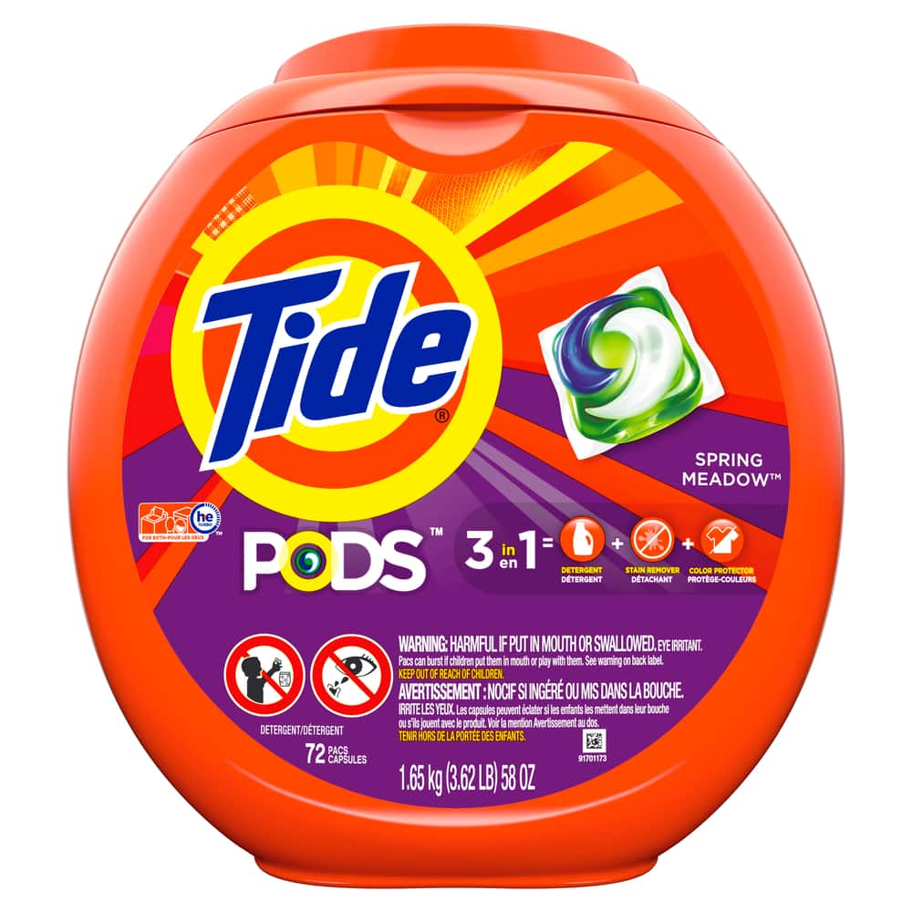 Tide PODS® Laundry Detergent, Spring Meadow, 72-pk | Canadian Tire