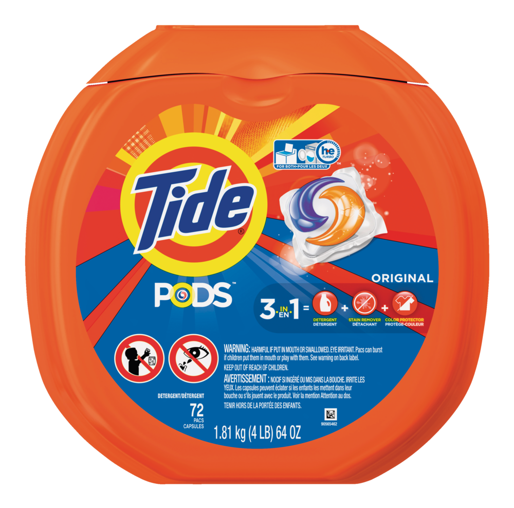 Tide PODS® Laundry Detergent, Original Scent, 72pk Canadian Tire