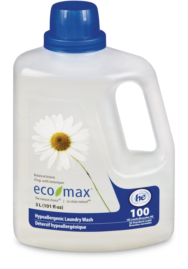 Hypoallergenic Liquid Laundry Detergent, Unscented, 100Load, 3