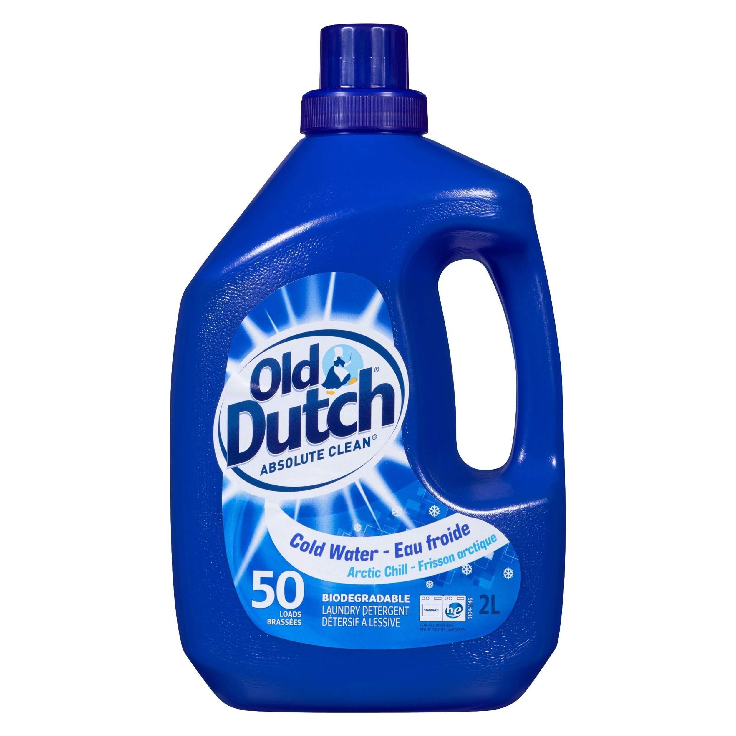 Old Dutch Cold Water Liquid Laundry Detergent, Biodegradable, 2-L Front_Flat
