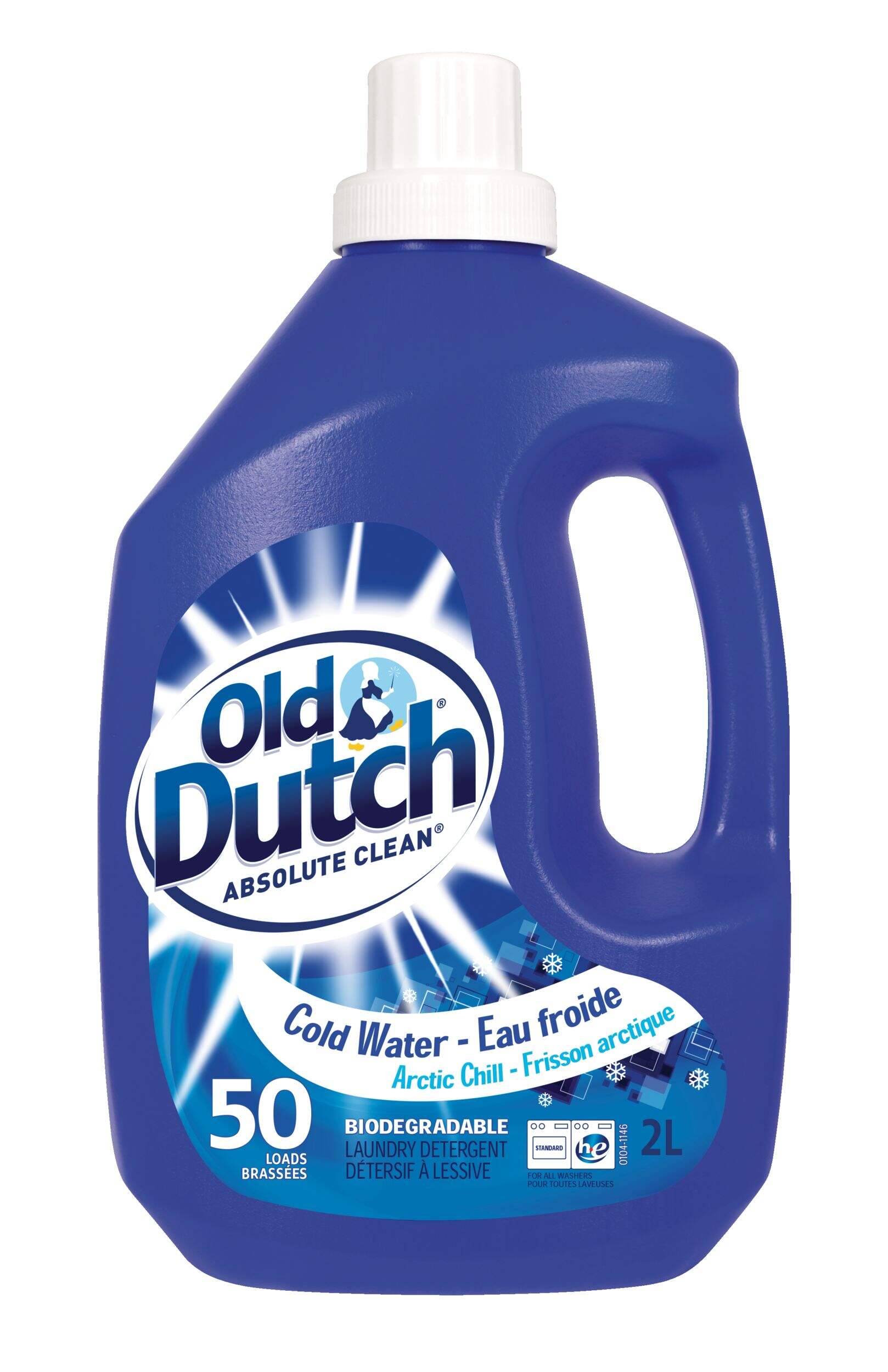 Old Dutch Cold Water Liquid Laundry Detergent, Biodegradable, 2-L Front_Flat
