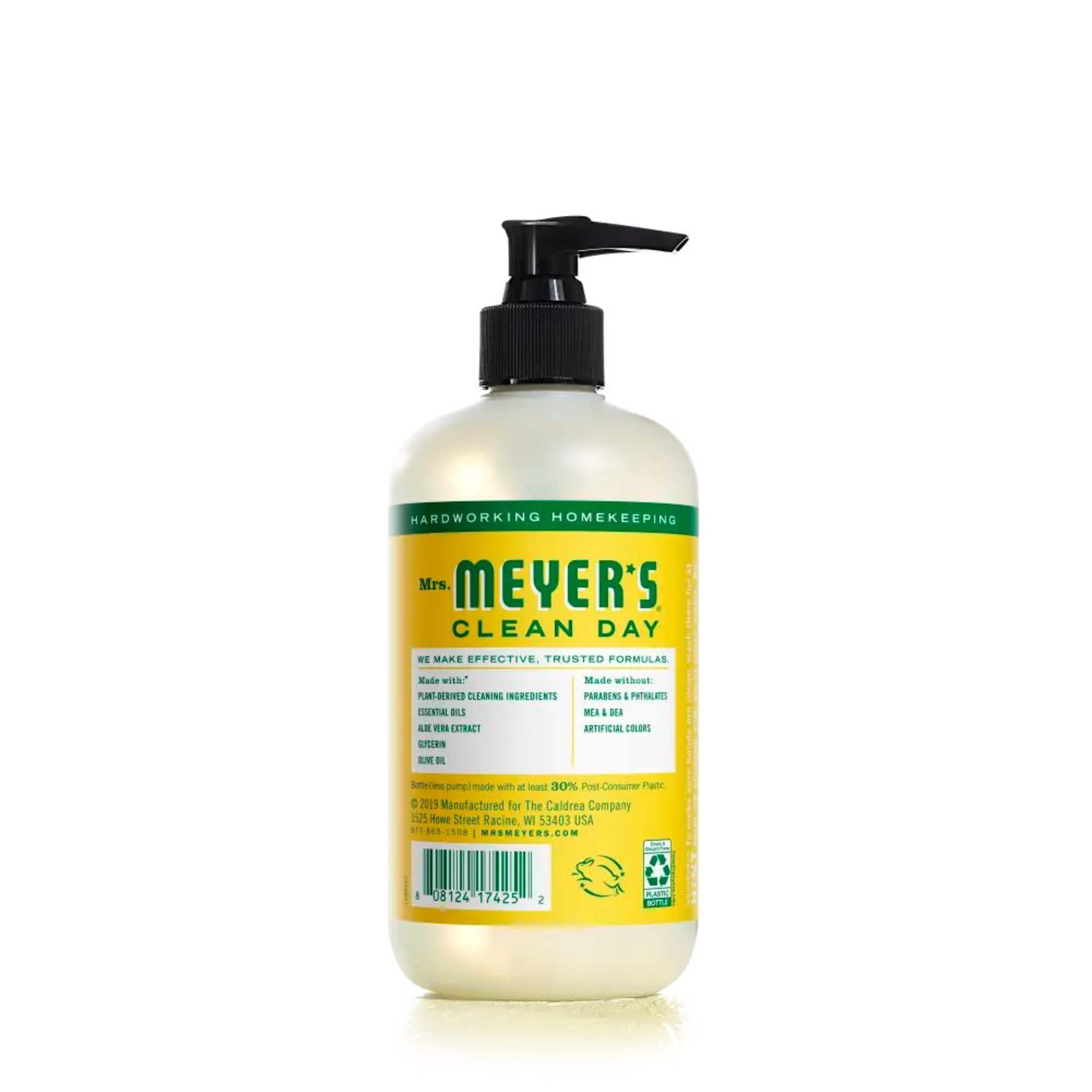 Mrs. Meyer's Hand Soap Honeysuckle, 370-mL Front_Flat