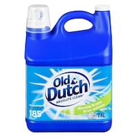 Détergent à lessive liquide Old Dutch Absolute Clean, parfum brise matinale, 185 brassées, 7,4 L Front_Flat