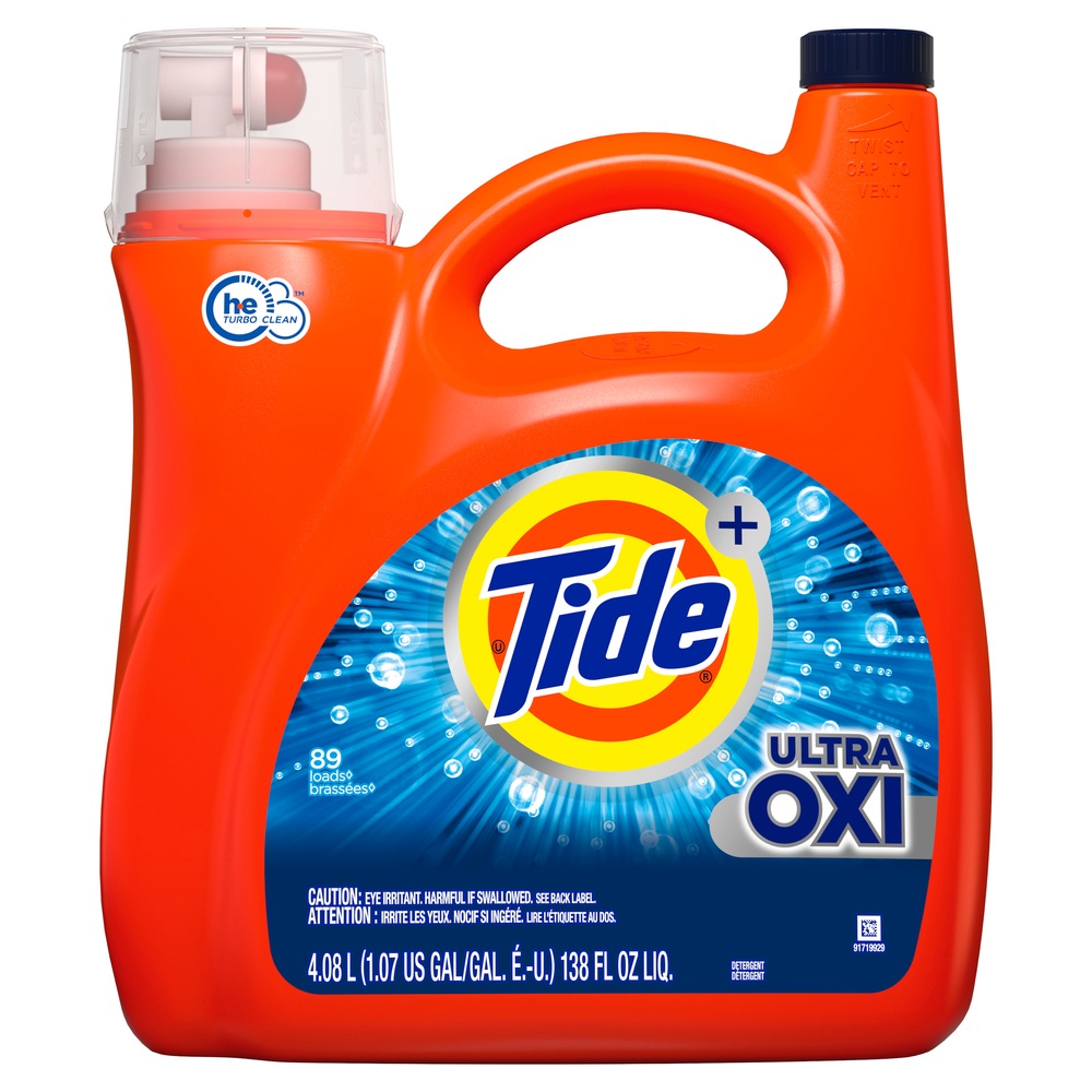 Tide Liquid Laundry Detergent with OxiClean, 89 Load Canadian Tire