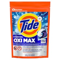 Tide PODS® Ultra OXI Laundry Detergent Soap Pacs, 18 Count Front_Flat