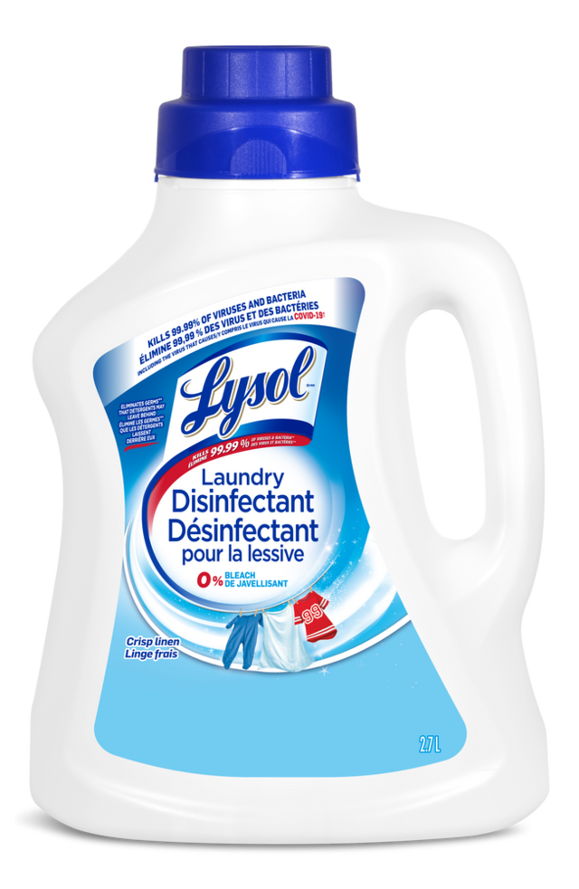 Additif de détergent à lessive Lysol, parfum linge frais, 2,7 L