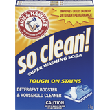 Arm & Hammer Washing Soda Laundry Detergent Booster, 3-kg Front_Flat