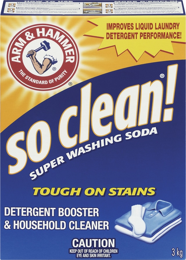 Arm & Hammer Washing Soda Laundry Detergent Booster, 3kg Canadian Tire