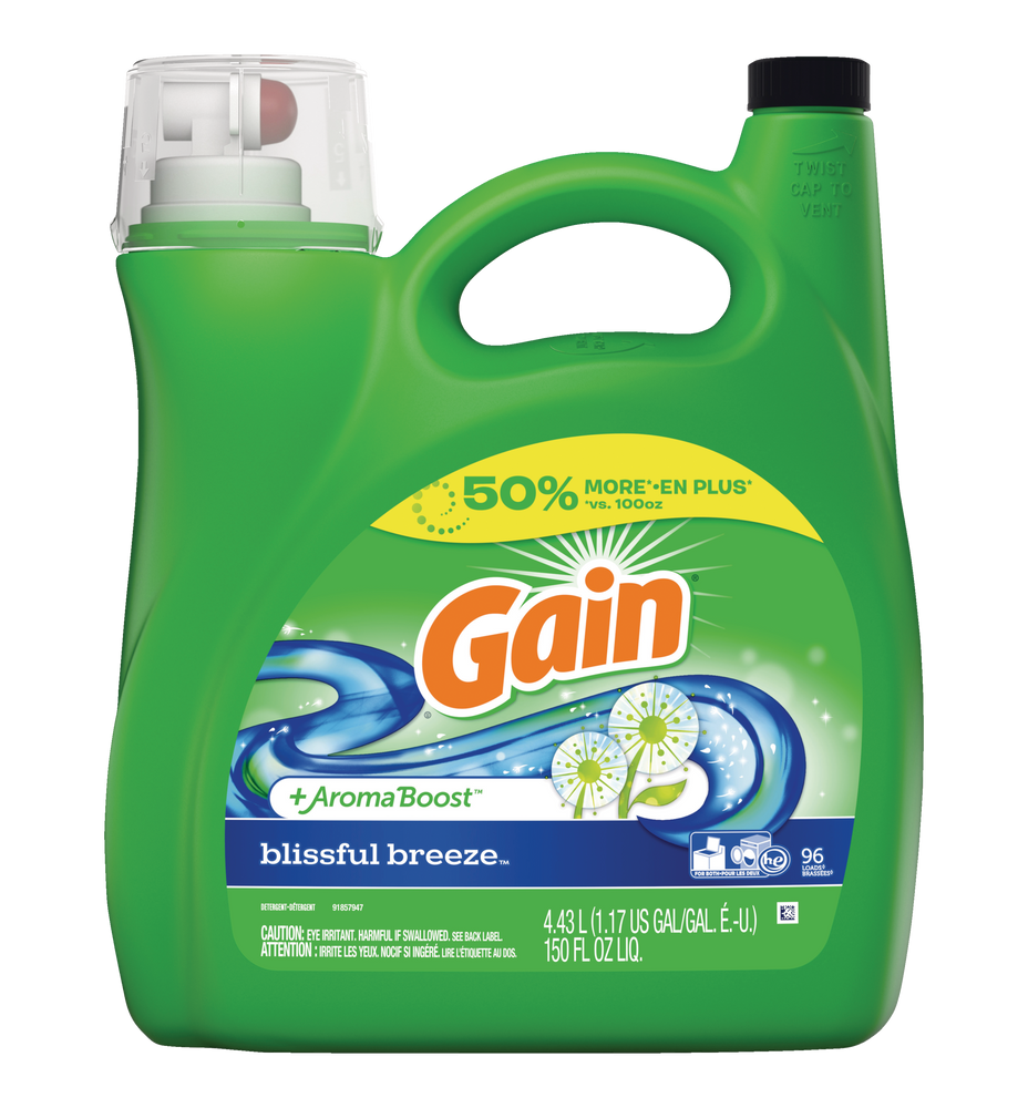 Gain Liquid Laundry Detergent, Blissful Breeze, 95Load Canadian Tire
