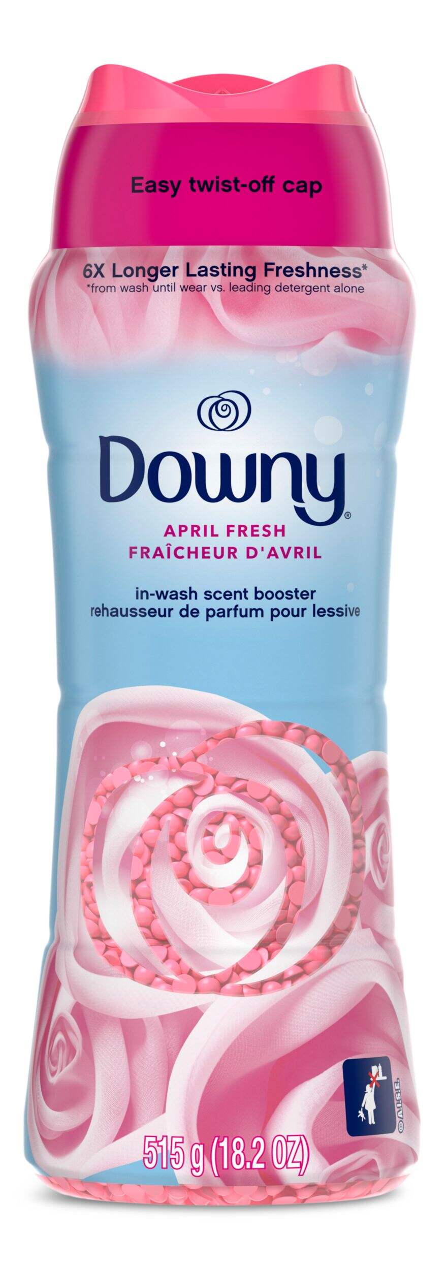Downy Fresh Protect In-Wash Scent Booster Beads, April Fresh, 515 g Front_Flat