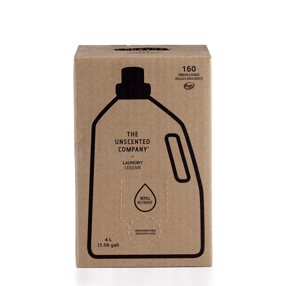 The Unscented Company Liquid Laundry Detergent, Unscented, 160Load, 4