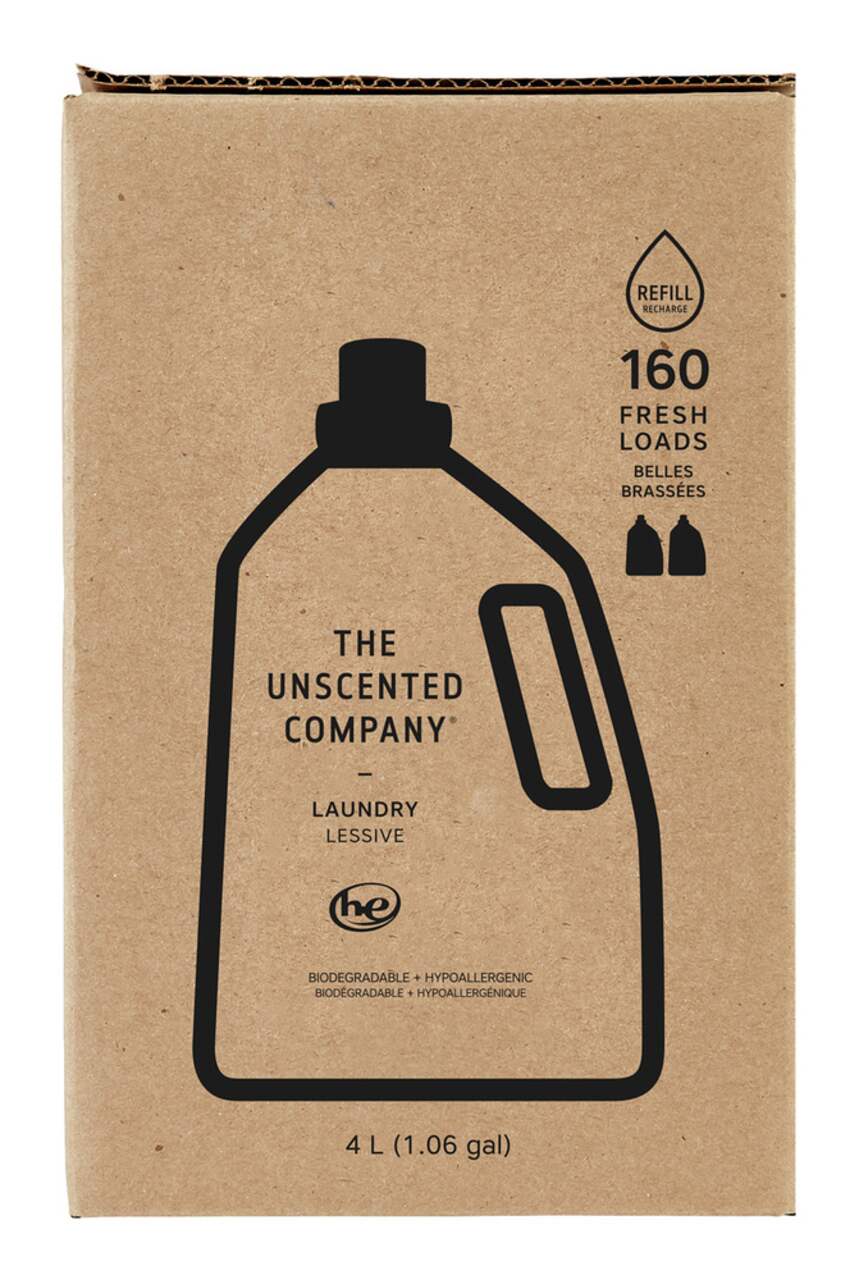 The Unscented Company Liquid Laundry Detergent, Unscented, 160-Load, 4-L