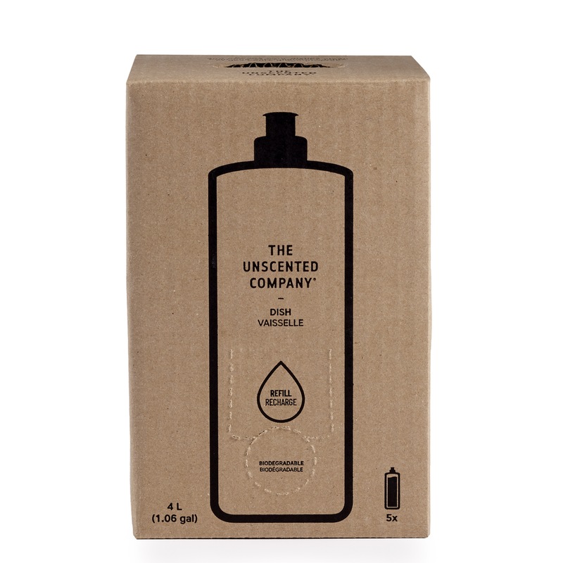 The Unscented Company Liquid Dish Soap, Unscented, 4L Canadian Tire