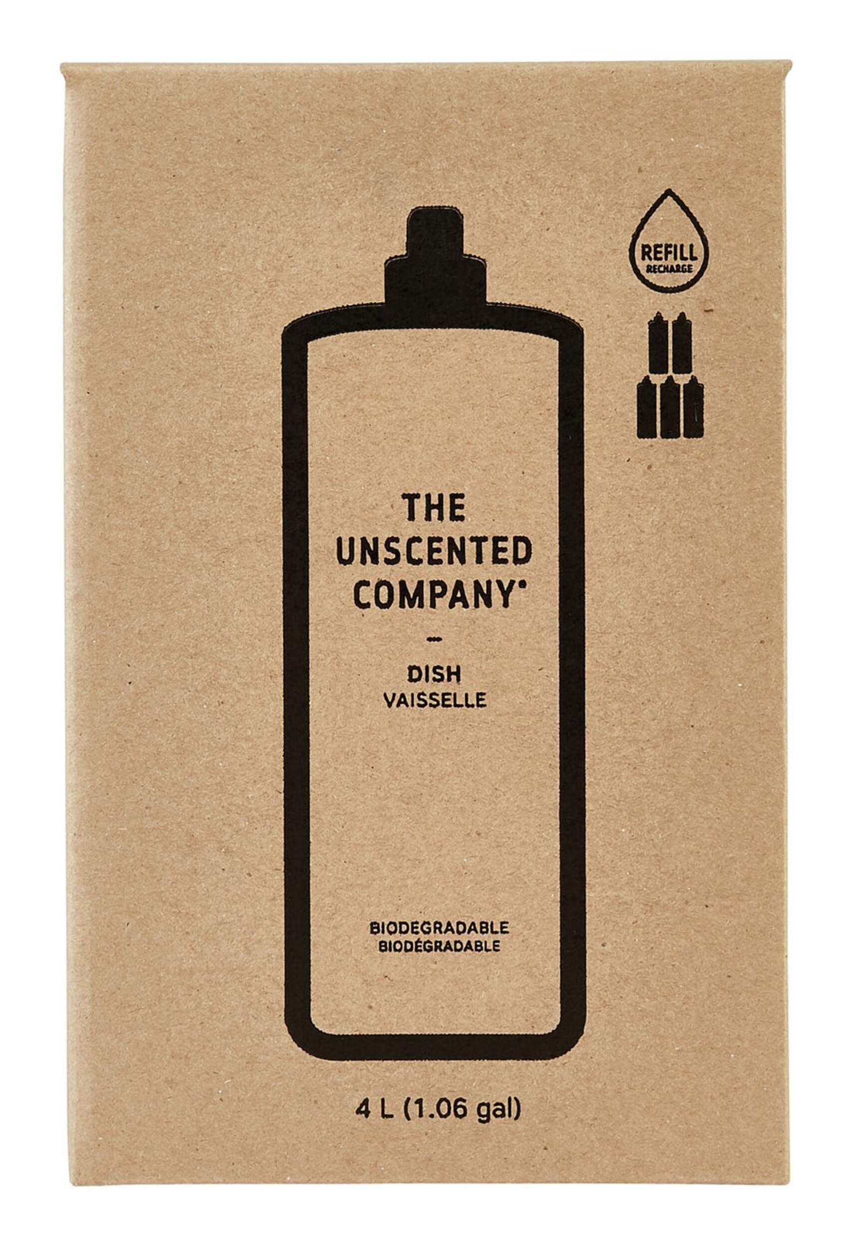 The Unscented Company Liquid Dish Soap, Unscented, 4L Canadian Tire