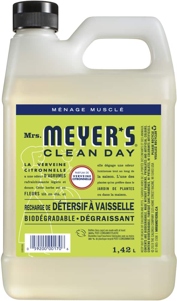 Savon à vaisselle liquide Mrs. Meyer's Clean Day, parfum floral et