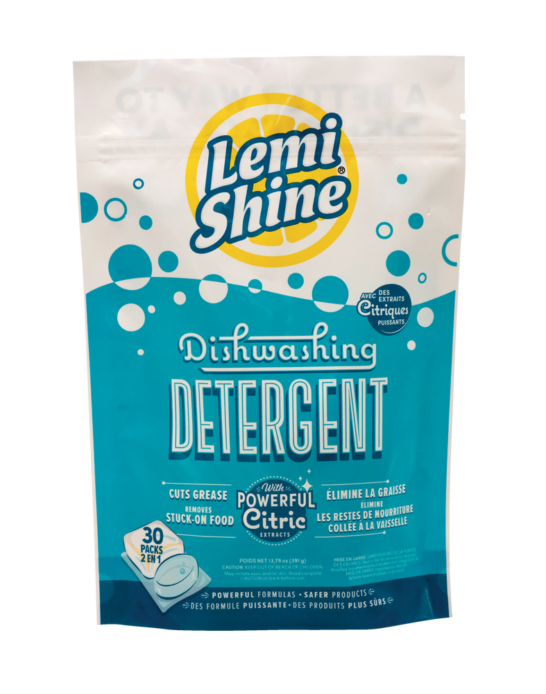 Lemi Shine® Dishwasher Detergent Tabs, Fresh Lime Scent, 30pk