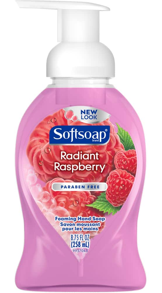 Softsoap® Foaming Hand Soap with Pump, Radiant Raspberry Scent, 258mL