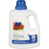 Eco-Max Liquid Fabric Softener, Unscented, 100-Load, 3-L
