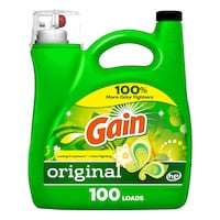 Gain + Aroma Boost Liquid Laundry Detergent, Original Scent, 100 LD, 4.25 L