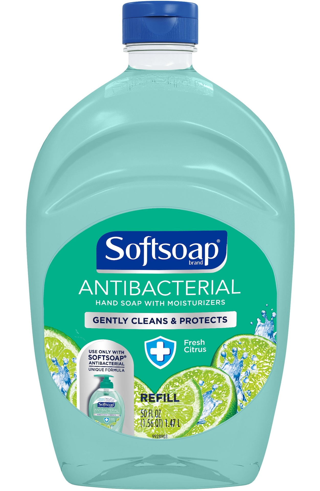 Soft Soap Antibacterial Gel Hand Soap Refill, Assorted Scents, 1.47L