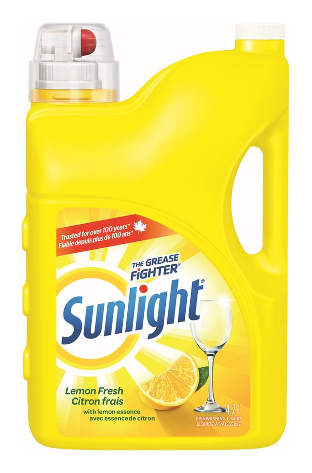 Sunlight Liquid Dish Soap Refill, Lemon Fresh Scent, 4.2L Canadian Tire
