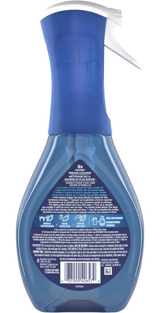 Dawn Ultra Platinum Powerwash Dish Soap Spray, Assorted Scents, 473mL