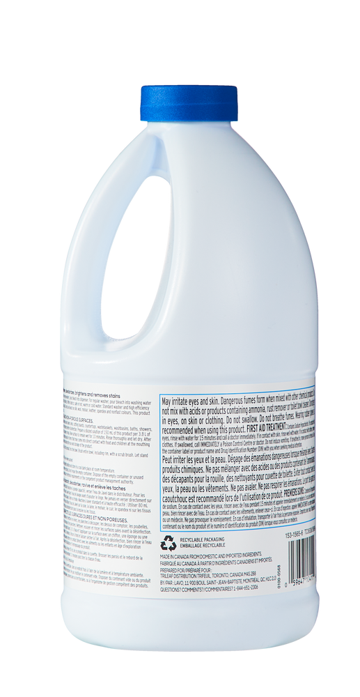 Simplicité MultiPurpose Liquid Disinfectant Laundry Bleach, 1.3L