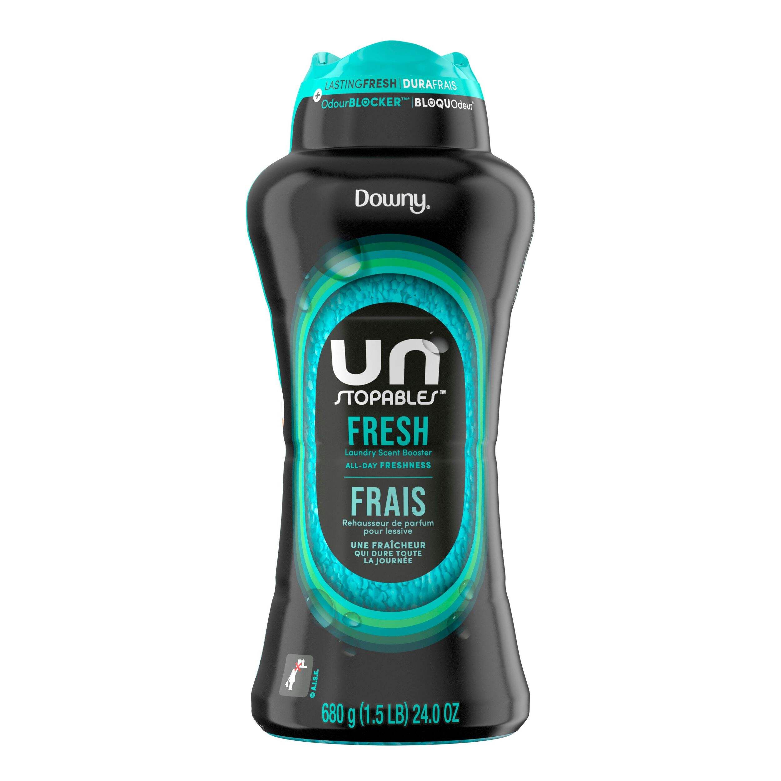 Downy Unstopables In-Wash Scent Booster Beads, Fresh, 680 g Front_Flat