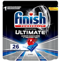 Finish Quantum Ultimate Dishwasher Detergent Tabs, Fresh Scent, 26-pk Front_Flat