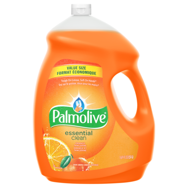Palmolive Essential Clean Liquid Dish Soap, Orange Scent, 5L