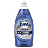 Dawn Ultra Platinum Liquid Dish Soap, Refreshing Rain Scent, 825-mL