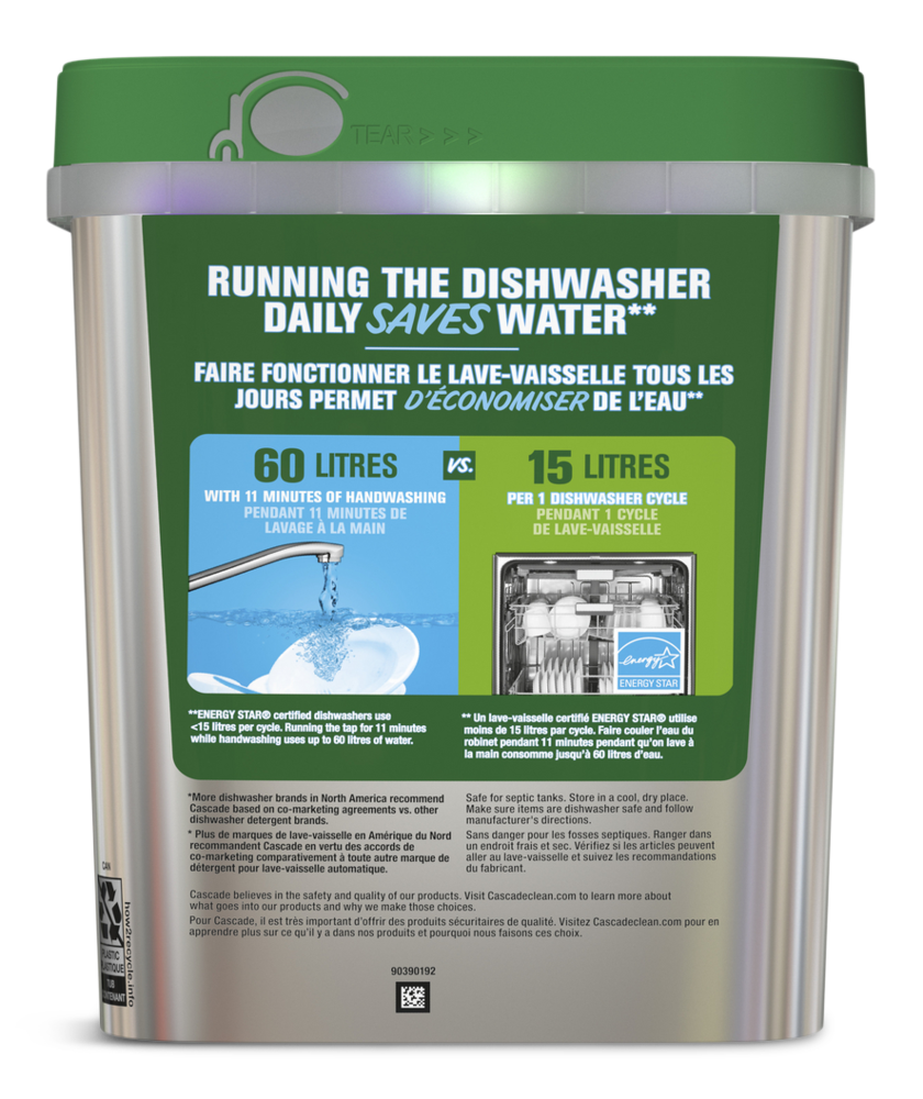 Cascade Platinum ActionPacs + Oxi, Dishwasher Detergent Pods, Fresh, 67