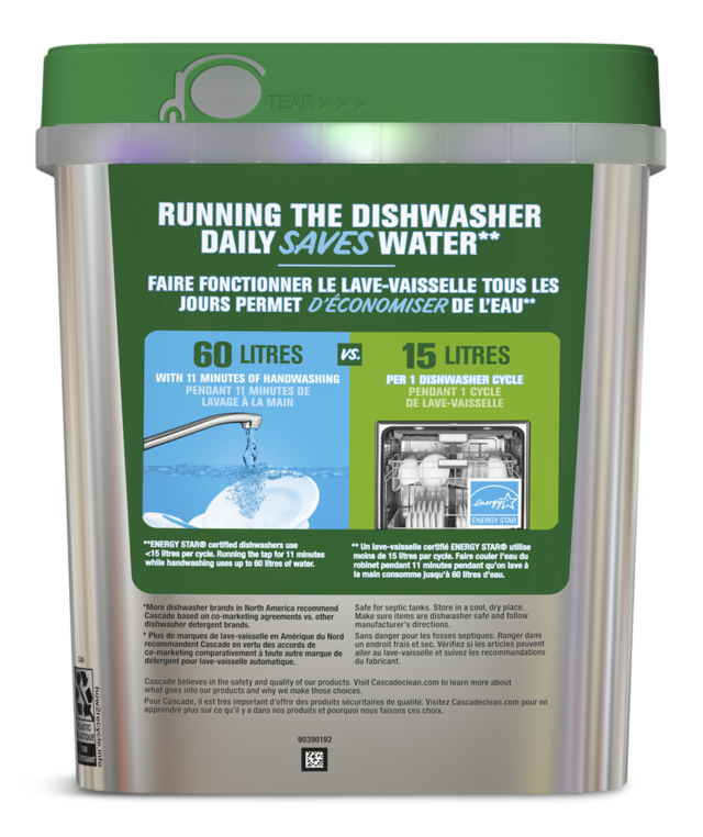 Cascade Platinum ActionPacs + Oxi, Dishwasher Detergent Pods, Fresh, 67