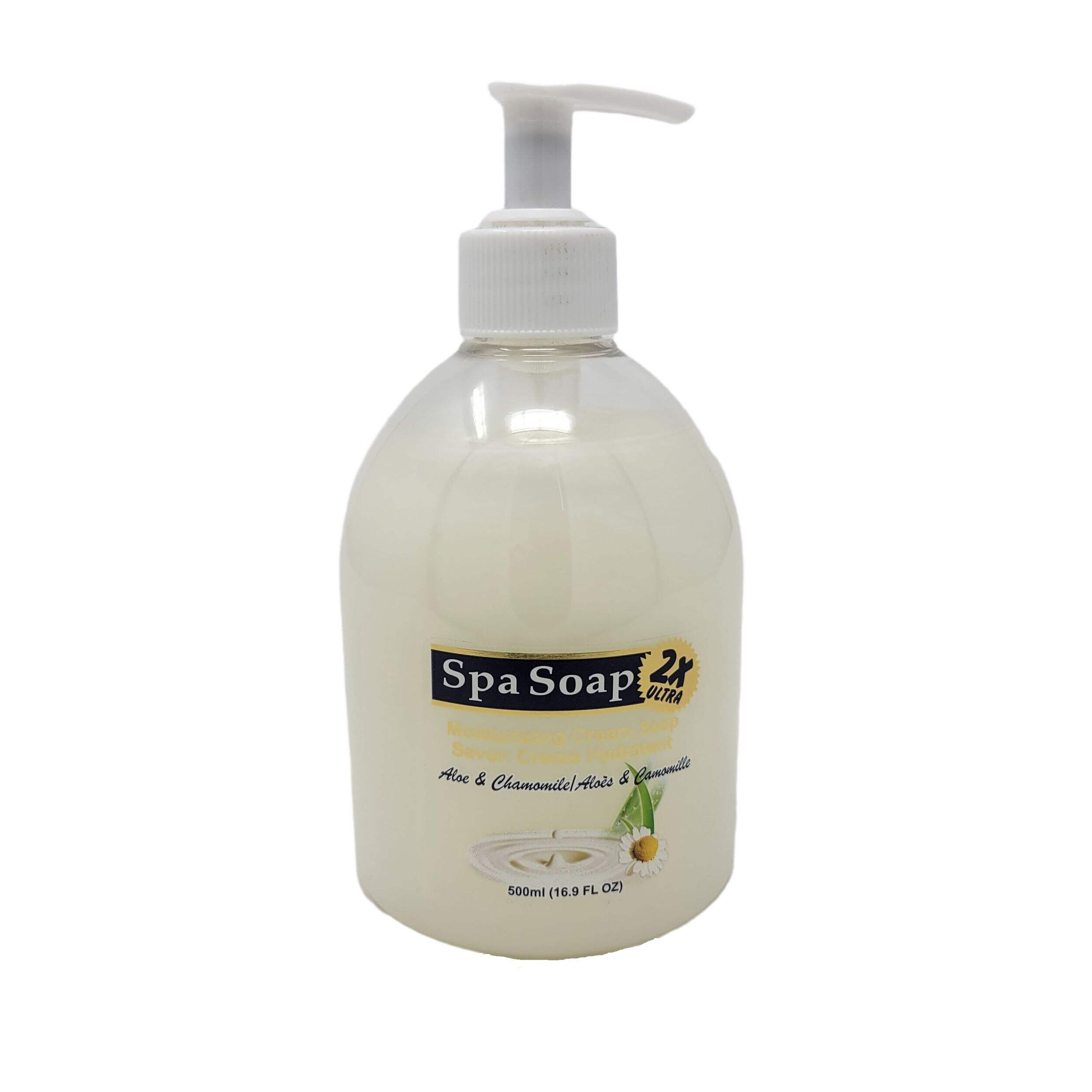SpaSoap Ultra Rich-Lather Hand Soap, Aloe, 473-mL Front_Flat