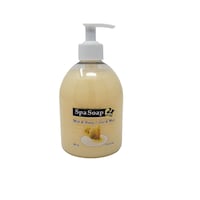 SpaSoap Ultra Rich-Lather Hand Soap, Milk & Honey, 473-mL Front_Flat