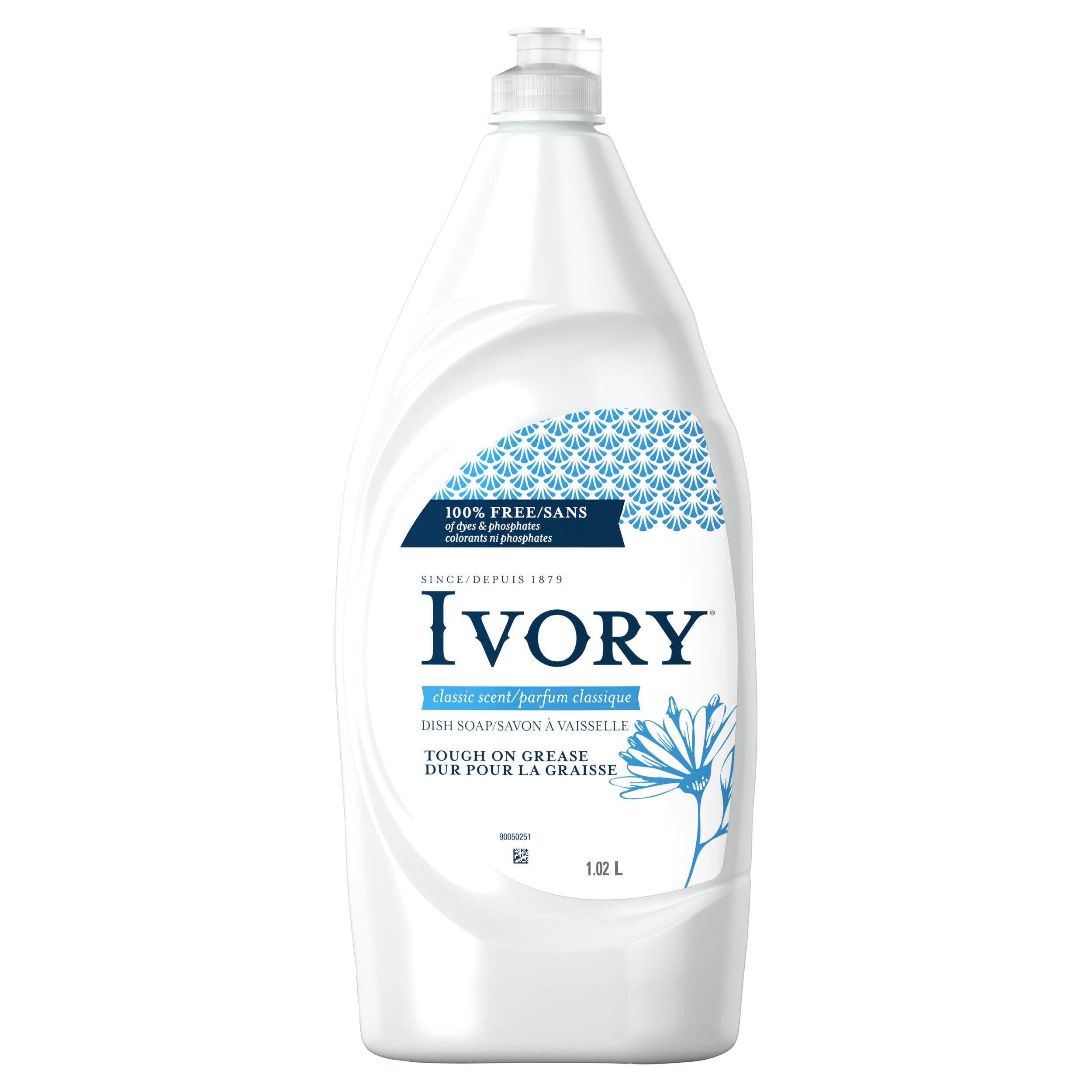 Détergent à vaisselle concentré Ivory, parfum classique, 1,02 L Front_Flat
