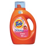 Détergent à lessive liquide Tide avec un soupçon de Downy, fraîcheur d'avril, 59 brassées, 92 oz liq. Front_Flat